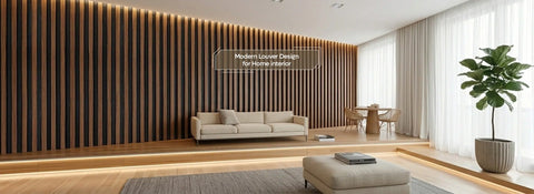 Modern Louver Design for Home Interior