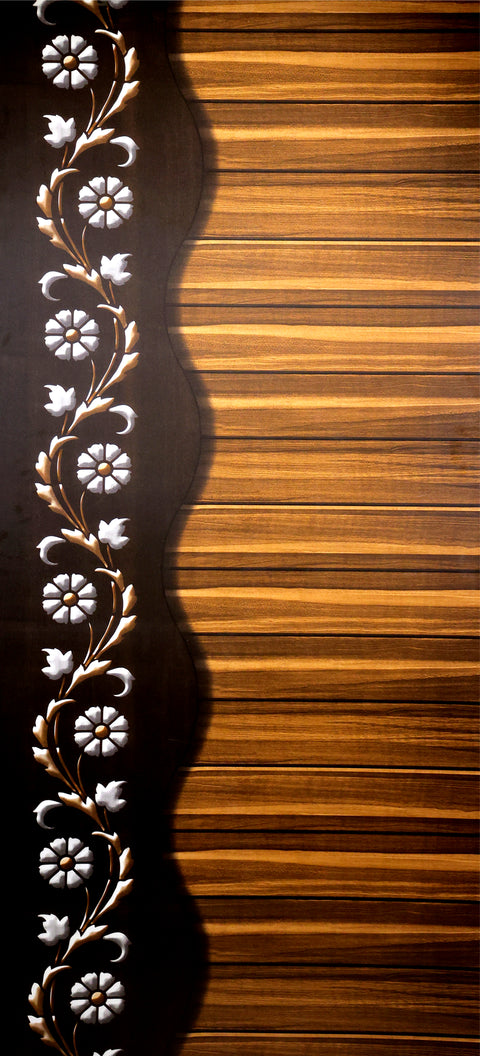 Bedroom Door Skin for Natural Aesthetic
